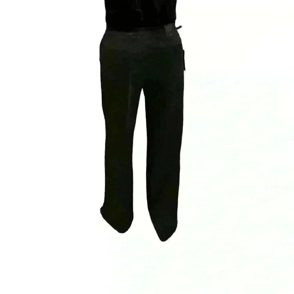 NWT Rachel Zoe High Rise Wide Leg Black Metallic Dress Pant Size 6 - Picture 4 of 6